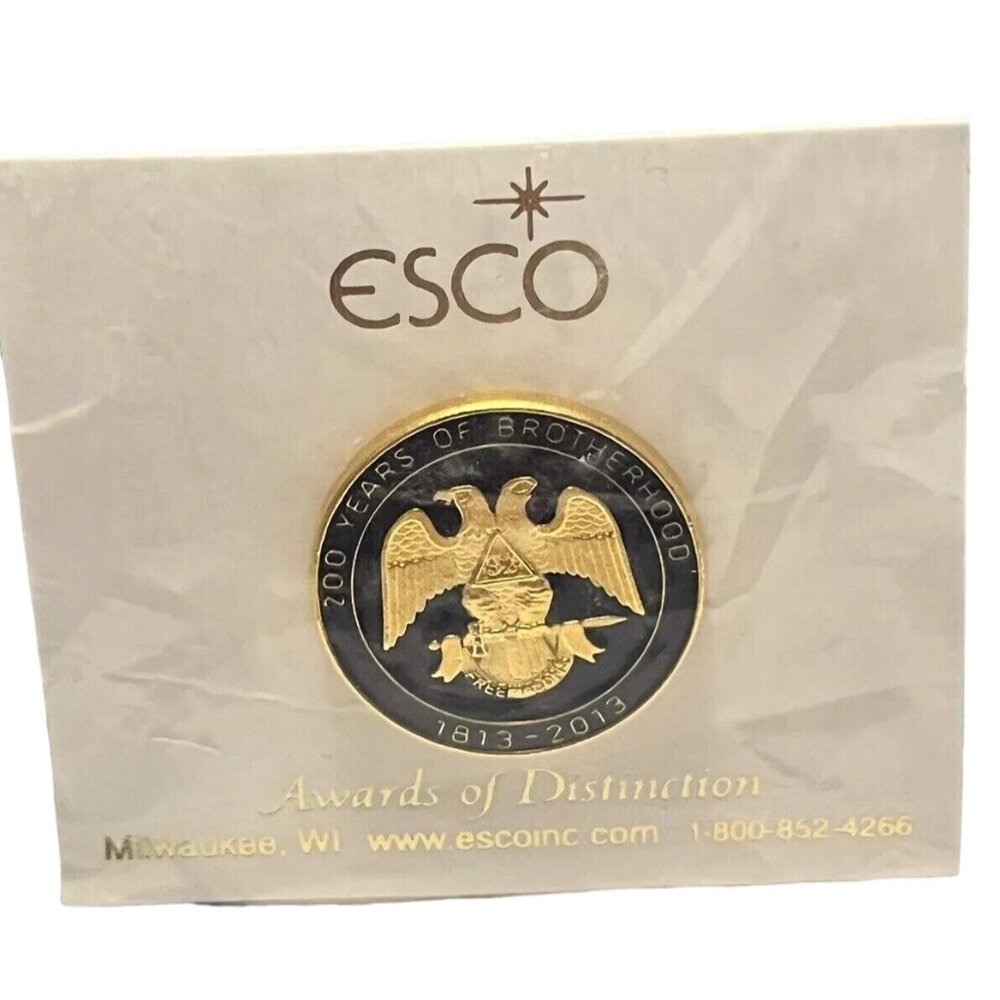200 Years Of Brotherhood 1813-2013 Lapel Pin~by Esco ~ New A556
